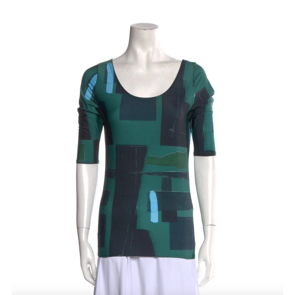 Henrik Vibskov Printed Scoop Neck T-Shirt Size: S